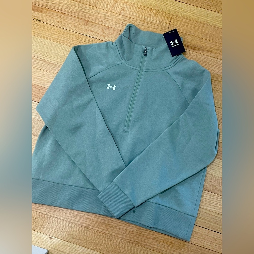 Women’s quarter zip fleece pull over sweater